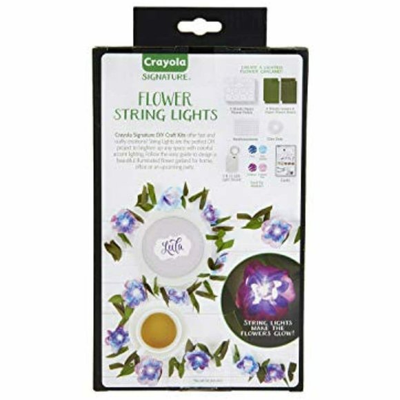 Crayola DIY String Lights Kit, Flower Lights - Picture 5 of 5